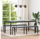 vidaXL Sitzbank, Bank Graues Sonoma 160 x 35 x 45 cm Holzwerkstoff