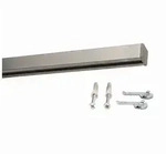 Deco-Raum Gardinenschiene Innenlauf Square eckig flach, 1-l&auml;ufig, k&uuml;rzbar,