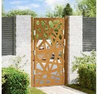 vidaXL Gartentor, Gartentor 105x180 cm Wetterfester Stahl Lichtdesign