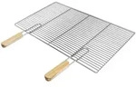 ECD Germany Grillrost Grill aus Edelstahl mit abnehmbaren Griffen robust &...