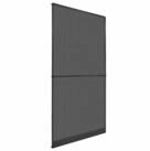 vidaXL Terrassendach Schwenk-Insektenscreen Anthrazit und Schwarz 120 x 240 cm,