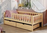 Kids Collective Kinderbett mit Rausfallschutz, Lattenrost und optionaler...
