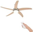 vidaXL Deckenventilator Deckenventilator mit Licht und Fernbedienung &Oslash; 130 cm...