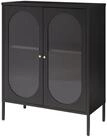 en.casa Sideboard, &raquo;Landskrona&laquo; mit 2 T&uuml;ren 102 x 80 x 40 cm Schwarz