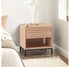 loft24 Nachtschrank Cecilie Nachttisch mit Schublade, Nachtkommode, modern,