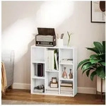 HOMCOM B&uuml;cherregal Standregal mit 8 Ebenen, Regal f&uuml;r Wohnzimmer,...