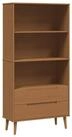 vidaXL B&uuml;cherregal 85 x 35 x 170,5 cm B&uuml;cherregal MOLDE 85x35x170,5 cm...