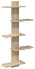 vidaXL Wandregal 48,5 x 15 x 101 cm Wandregal Sonoma-Eiche 48,5x15x101 cm