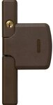 ABUS Fensterschloss Abus Fensterzusatzschloss FTS206 braun
