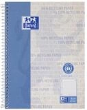 OXFORD Notenblock Collegeblock - A5+ liniert 80 Blatt 90 g/qm Recycling 6-fach