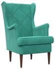 vidaXL Sessel 65 x 79 x 100 cm Sessel T&uuml;rkis Samt