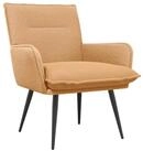 vidaXL Sessel Sessel Beige Boucl&eacute; (1-St)