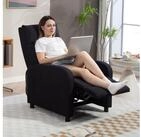 HOMCOM Relaxsessel mit Leinenoptik, Taschenfederkern (TV-Sessel, 1-St.,...