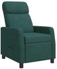 vidaXL Sessel Liegesessel Dunkelgr&uuml;n Stoff (1-St)
