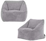 icon Sitzsack Kinder aus Cord Flauschig &bdquo;Natalia&ldquo;, 55x44cm, Made in...
