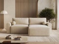 GrainGold Ecksofa L-Form Aurora L, Set, Schlaffunktion, Wellenfedern,...