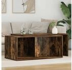 vidaXL Couchtisch, Kaffeetisch Set 2 pcs Ger&auml;ucherte Eiche Holzwerkstoff