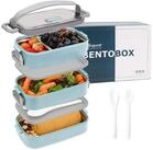 LuxusKollektion Lunchbox Lunchbox Brotdose auslaufsicher luftdicht Edelstahl...
