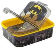 Batman Lunchbox Batman Kinder Brotdose Lunchbox mit 3 F&auml;chern & tollem Design,...