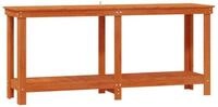 vidaXL Werkbank Werkbank Wachsbraun 180 x 50 x 80 cm Massives Kiefernholz,...