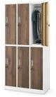 Jan Nowak Mehrzweckschrank Metall Kleiderspind 90 cm IGOR 6 F&auml;cher...