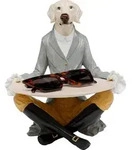 Kare Design Dekofigur Gentleman Dog Tray, verschiedene Gr&ouml;&szlig;en goldfarben|grau...