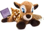 Habibi Plush W&auml;rmekissen Habibi Plusch W&auml;rmetier Stofftier 1840 Rehkitz, mit