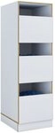 VCM Hochschrank Badschrank Rislo H. 162 x B. 50 x T. 60 cm