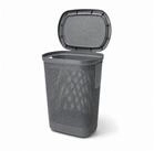 Mojawo W&auml;schewanne W&auml;schekorb W&auml;schebox W&auml;schetruhe mit Deckel Grau 58L