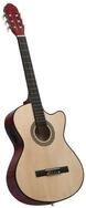 vidaXL Akustikgitarre 44 39quot Western Akustik Cutaway Gitarre mit Equalizer...