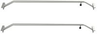 TRUTZHOLM Autoplane 2 x Alu-B&uuml;gel Flachplanenb&uuml;gel verstellbar 106 - 148 cm...