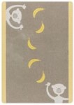 Kinderdecke Juwel 'Banana Breeze' 100 x 140 cm Rauch- Beige, DAVID FUSSENEGGER