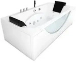 AcquaVapore Whirlpool-Badewanne Whirlpool Badewanne Eckwanne Wanne W81-C-ALL