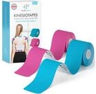 Health Press Kinesiologie-Tape 2 Rollen Profi Physio Tape & Sporttape Hautfreundlich