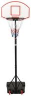 vidaXL Basketballst&auml;nder, Wei&szlig; 216-250 cm Polyethylen