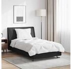 vidaXL Microfaserbettdecke + Kopfkissen, Bettdecken Set mit Kissen 2 pcs Wei&szlig;