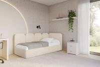 ALTDECOR Jugendbett VELY (Jugendbett mit Bettkasten und Lattenrost, Polsterbett...