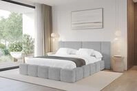 ALTDECOR Polsterbett NILO (Polsterbett mit Bettkasten und Lattenrost, Boxbett...