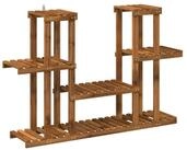 vidaXL Pflanzentreppe 123 x 25 x 78,5 cm Pflanzenst&auml;nder Natur 123x25x78,5 cm