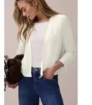 STREET ONE Strickjacke Style Nette in offener Passform wei&szlig; 36 EU