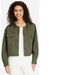 heine Blusenblazer Jeans-Jacke Langarm