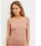 CALIDA Unterziehshirt Natural Comfort mit Rundhals und reduzierter...