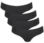 sloggi String Damen String 4er Pack Polyamid (Packung, 4er Pack) schwarz L