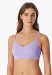 Schiesser Bustier Invisible Soft Mikrofaser, herausnehmbare Pads, V-Ausschnitt,