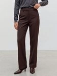 Vero Moda Anzughose VMMAYA MR STRAIGHT SOLID PANT Materialmix, mit Stretch, mide