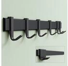 Mai & Mai Wandgarderobe Kleiderhaken Garderobenleiste aus Aluminium mit 4/6/8...