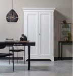 WOOOD Garderobenschrank Isabel mit FSC&reg; Massivkiefer und Schloss B 118 x T 47...