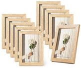 LuxusKollektion Bilderrahmen-Set Bilderrahmen 10 MDF Drehverschluss R&uuml;ckwand...