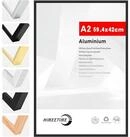LuxusKollektion Einzelrahmen Bilderrahmen Metall Dokumentenrahmen Alu Schwarz