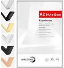 LuxusKollektion Einzelrahmen Bilderrahmen A2 42x59,4cm Aluminium Alu Silber